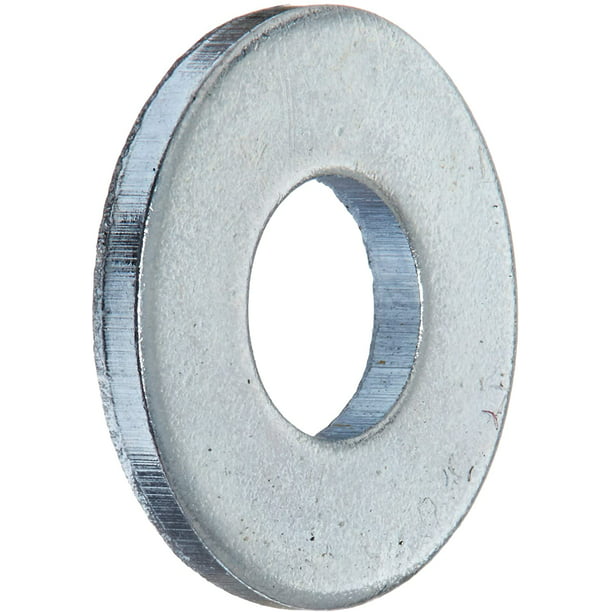 Plain Finish 0.049 Nominal Thickness #10 Hole Size 316 Stainless Steel Flat Washer Pack of 100 7/32 ID Meets ANSI B18.22.1 1/2 OD 